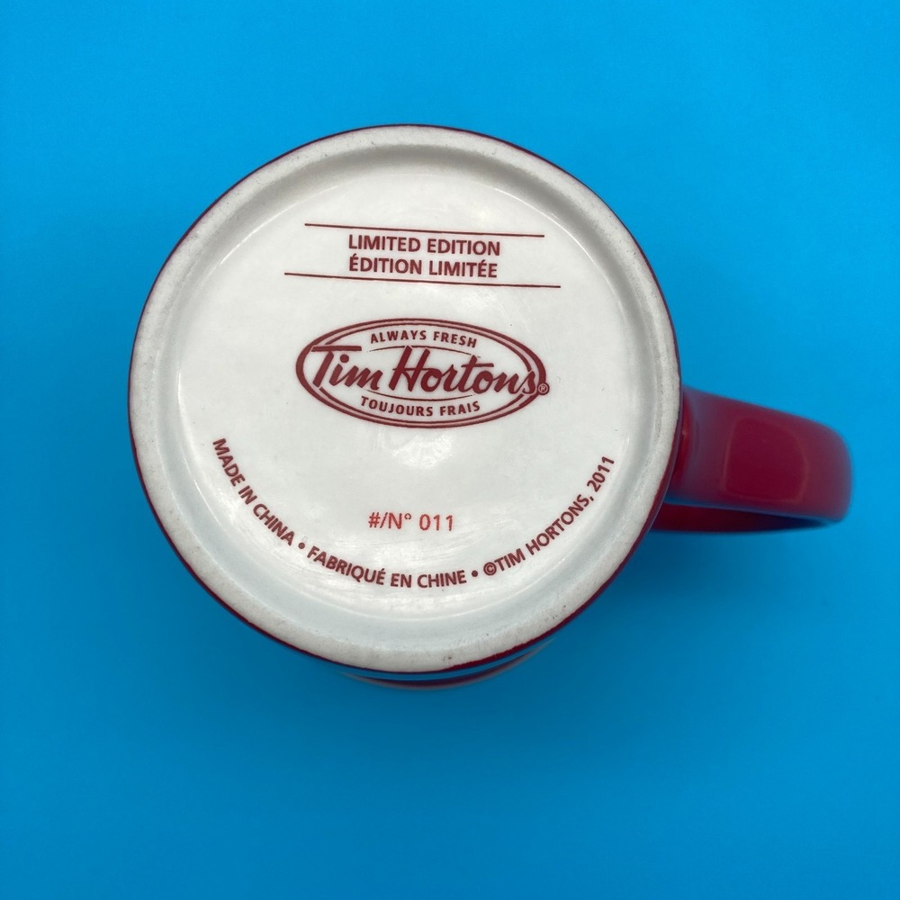 Tim Hortons Limited Edition #011 Welcome Home Bienvenue Chez Vous Mug Red House - Picture 8 of 8